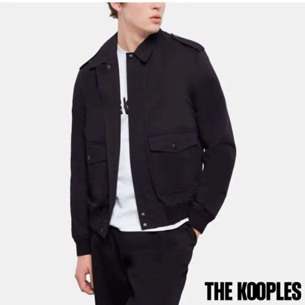 $600 The Kooples Men’s Black Jacket NWT